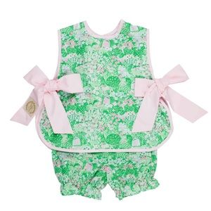 Beaufort Bonnet Company Talbott Side Tie Set Belmont Blooms 6-12 months